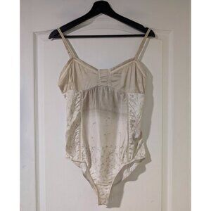 NEW Zara | Floral Print Satin Bodysuit